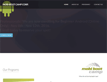 Tablet Screenshot of mobibootcamp.com